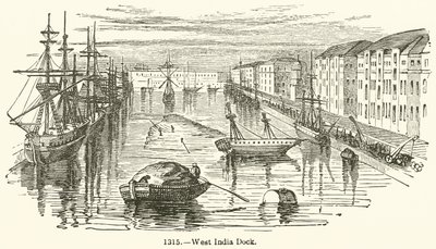 West India Dock af English School